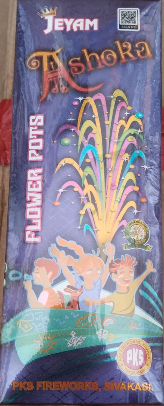 inba Crackers Flower Pot Asoka (Size 4)